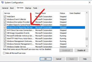 Flickering : system config