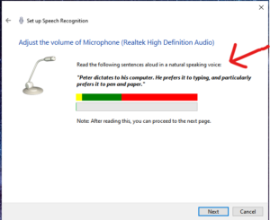 microphone not working windows 10