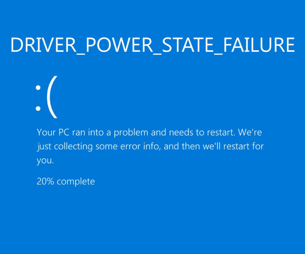driver power state failure 10