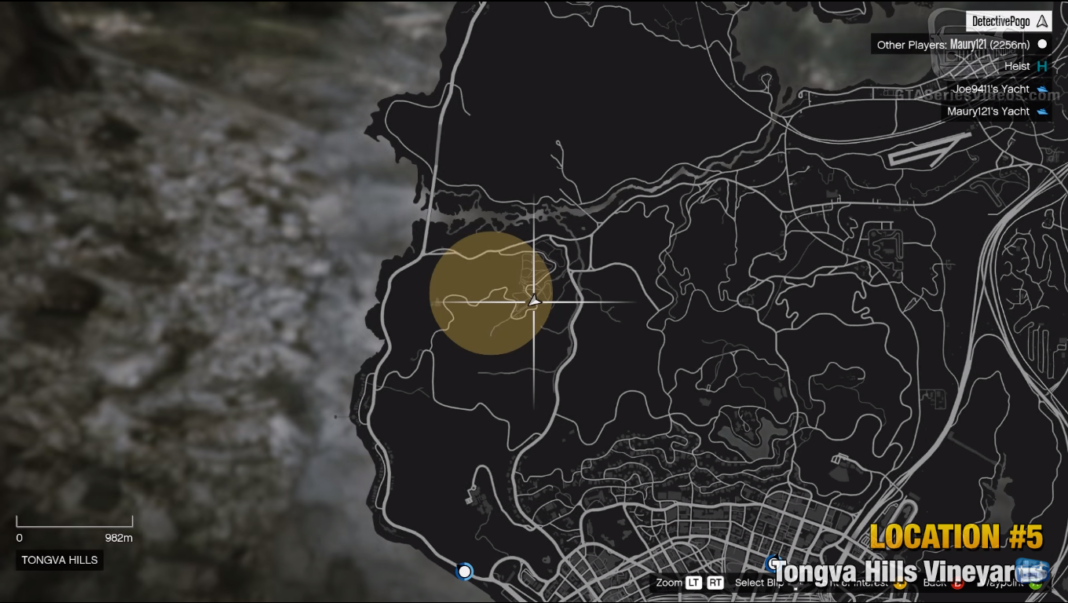 gta 5 online treasure map locations