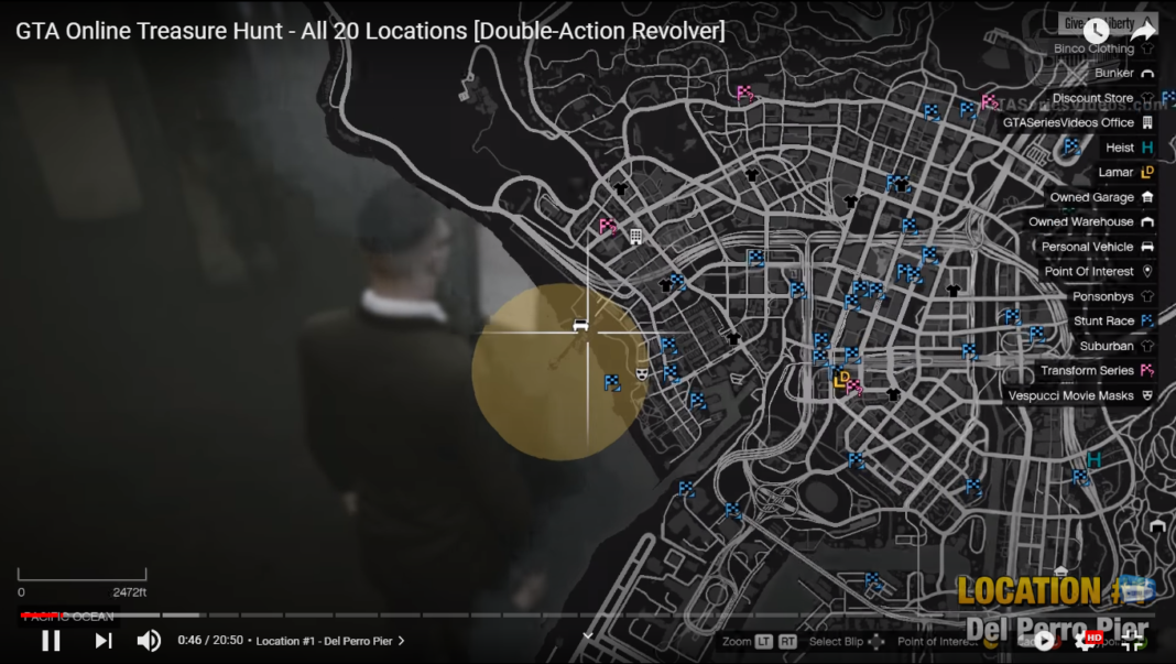 GTA Online Treasure hunt locations How To Get The Double Action