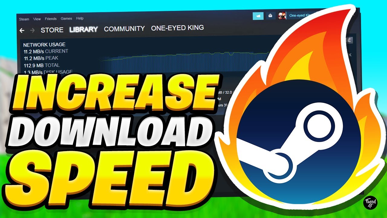 how do i increase steam download speed
