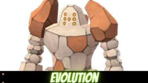 regirock evolution movesets and weaknesses