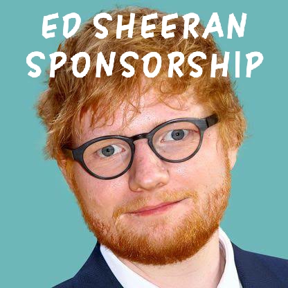 ed sheeran sponsorship