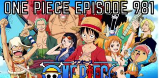 one piece episode 981 release date and time