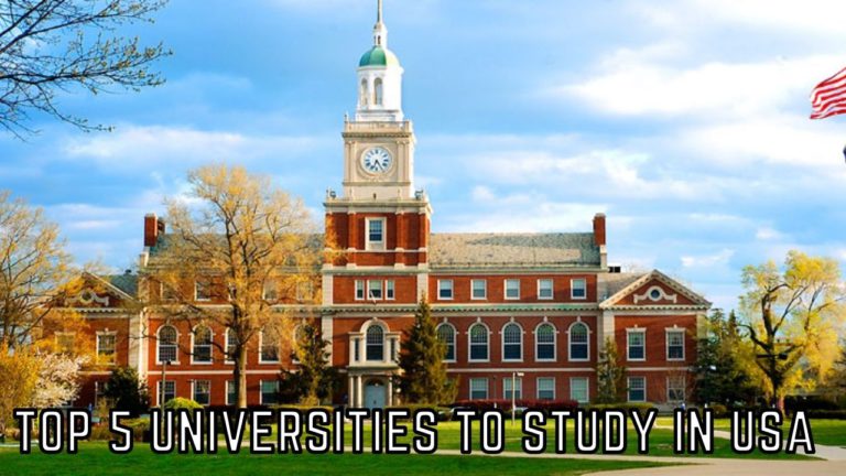 Top 5 Universities To Study In The USA