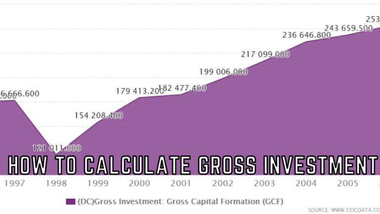 How To Calculate Gross Investment Step By Step