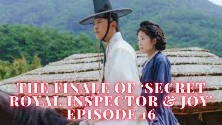 Ra Yi Eon Bringing Justice To The Hanyang Province In The Finale Of Secret Royal Inspector Joy Episode 16