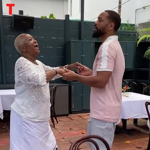 Will Smith Has A Great Time DANCING With His Mother, Caroline Bright, On Her 85th Birthday.