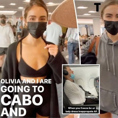 Olivia Culpo Is Told To PUT ON A Blouse Or Be Barred From Flight