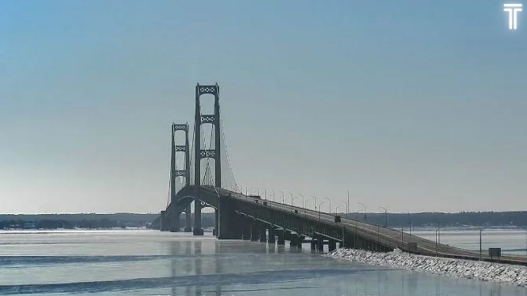 The Mackinac Bridge Was Closed Because Of The Accident.