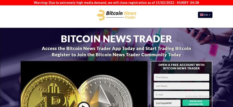 Bitcoin News Trader Review: Should you Stay Away From This Platform Or Use It Freely?