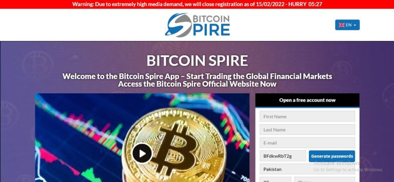 Bitcoin Spire Review: Does It Make Trade Effortless And Profitable For You?