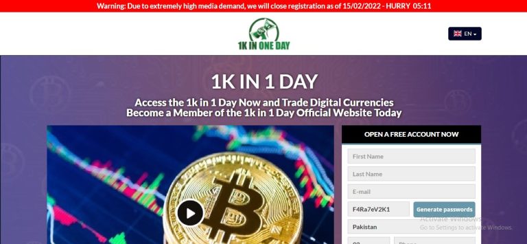 1K In 1Day Review: Does This Platform Allow You To Earn 1K In 1Day?