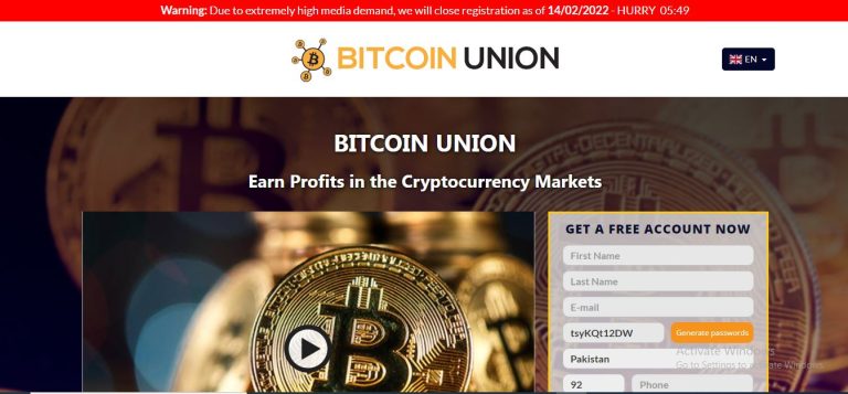 Bitcoin Union’s Review – Trading Is Not A Child’s Play!