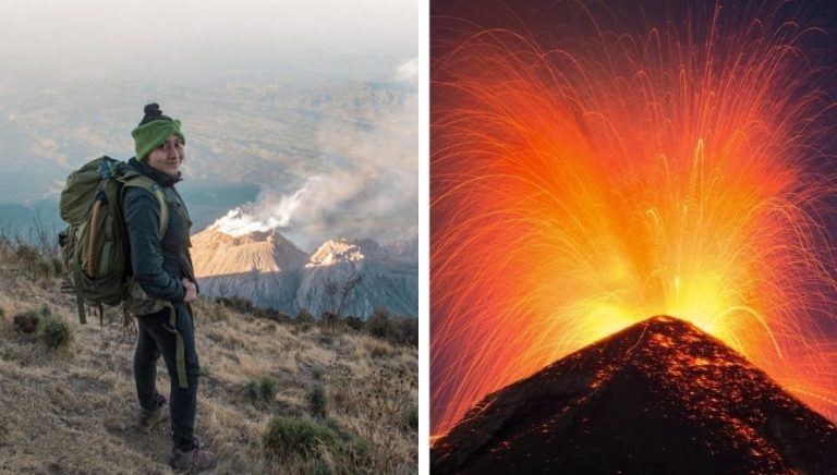 BBC shared a photograph of Cindy Lorenzo’s Volcano of Fire