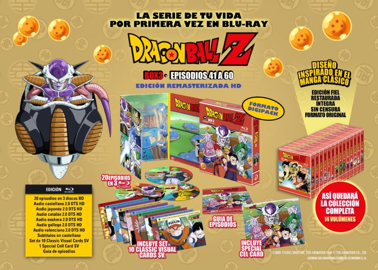 Details of the third Dragon Ball Z Blu-ray box, on sale May 25