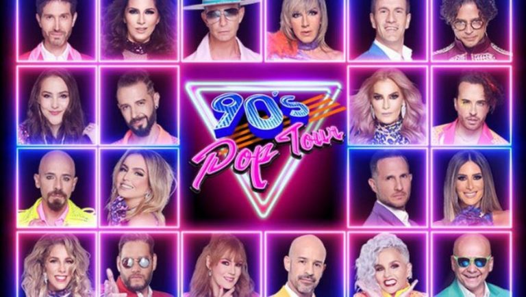 90’s Pop Tour concert announced in Guatemala, with renowned artists of the 90’s, 2022