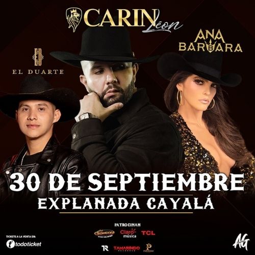 Concert by Carín León and Ana Bárbara confirmed in Guatemala September 2022 El Duarte (1)