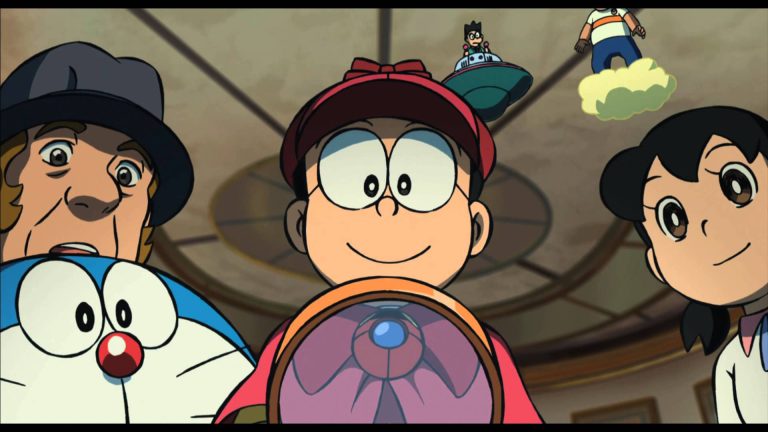 Doraemon and Nobita Holmes at the Mysterious Museum of the Future today Saturday June 9 in Boing