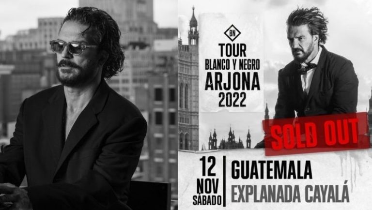 Ricardo Arjona sold out the tickets for his concert in Guatemala 2022