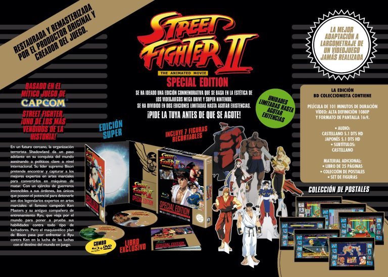 The three new editions of Street Fighter II: Movie on sale on July 27